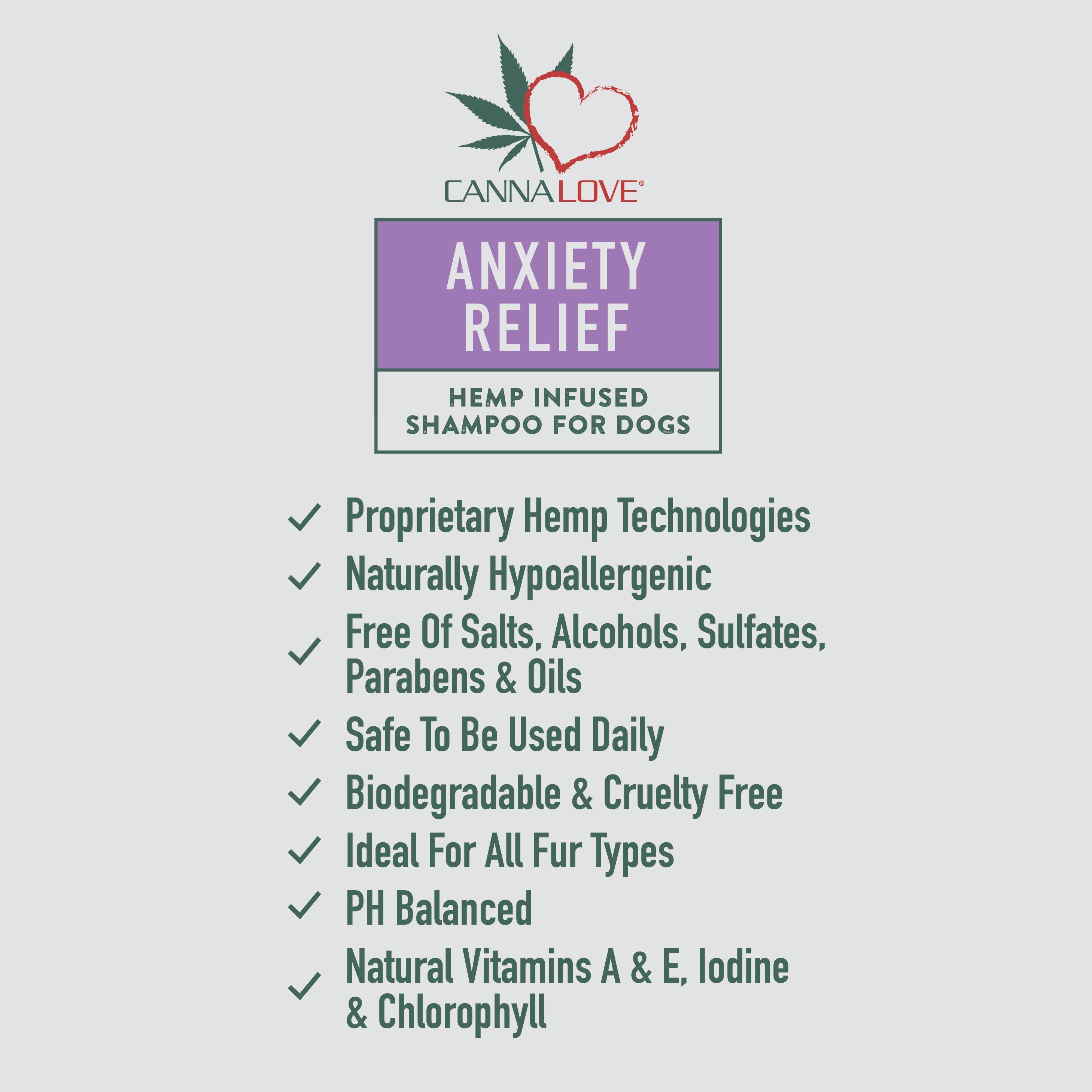 CannaLove Anxiety Relief Shampoo - Pet-FX