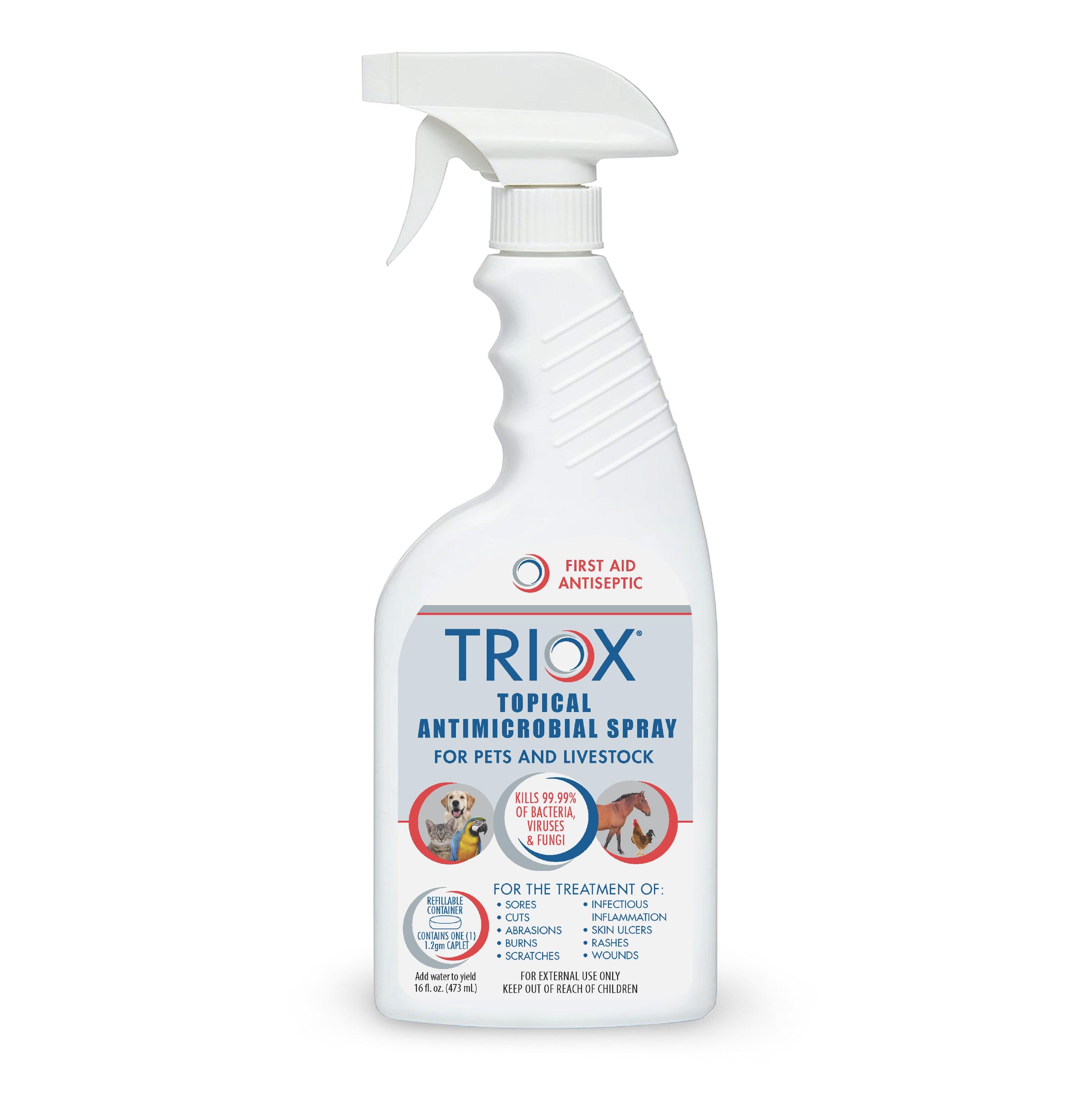 TrioX® - Topical Antimicrobial Spray For Pets & Livestock - Pet-FX