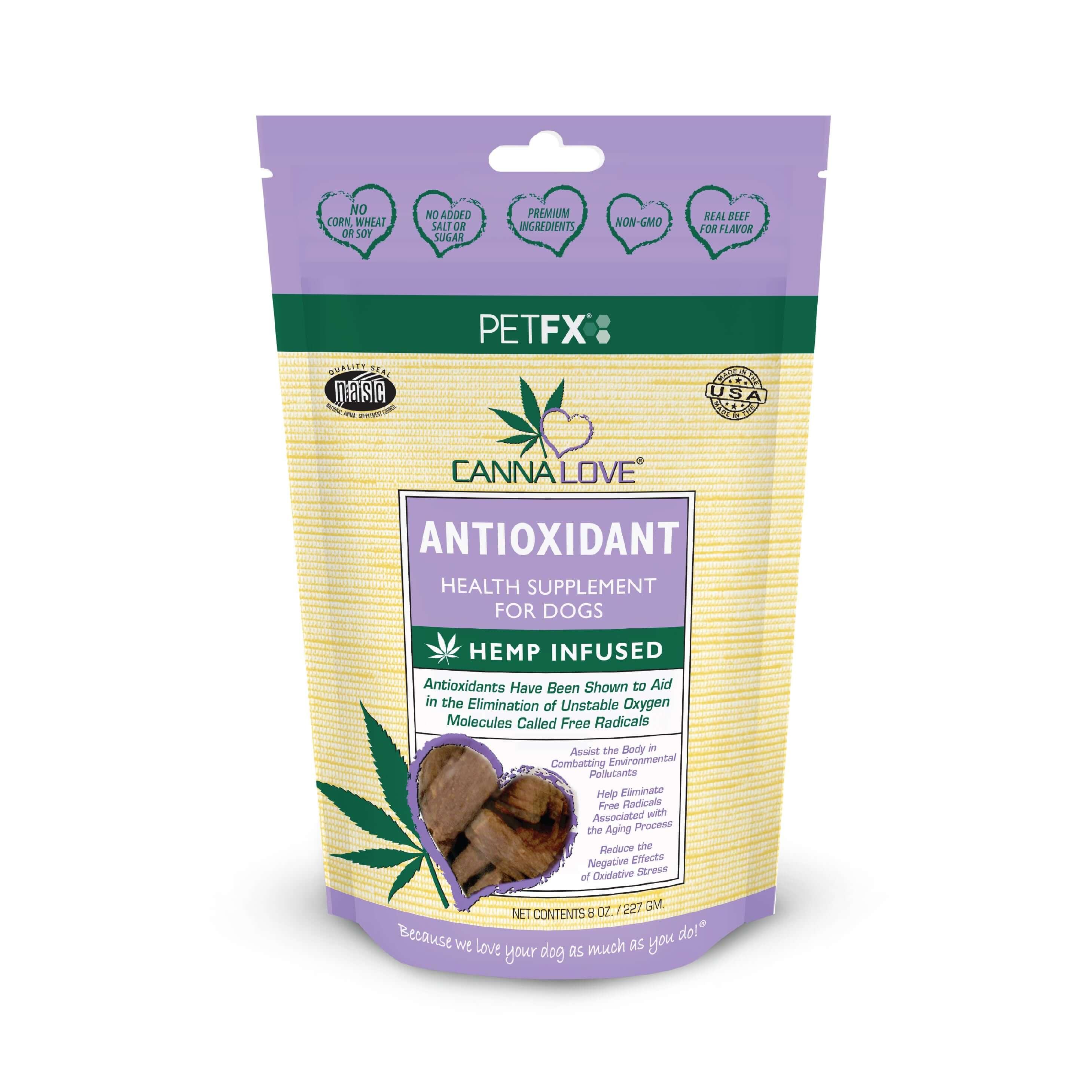 Antioxidant Hemp Infused Health Supplement Sticks - Pet-FX