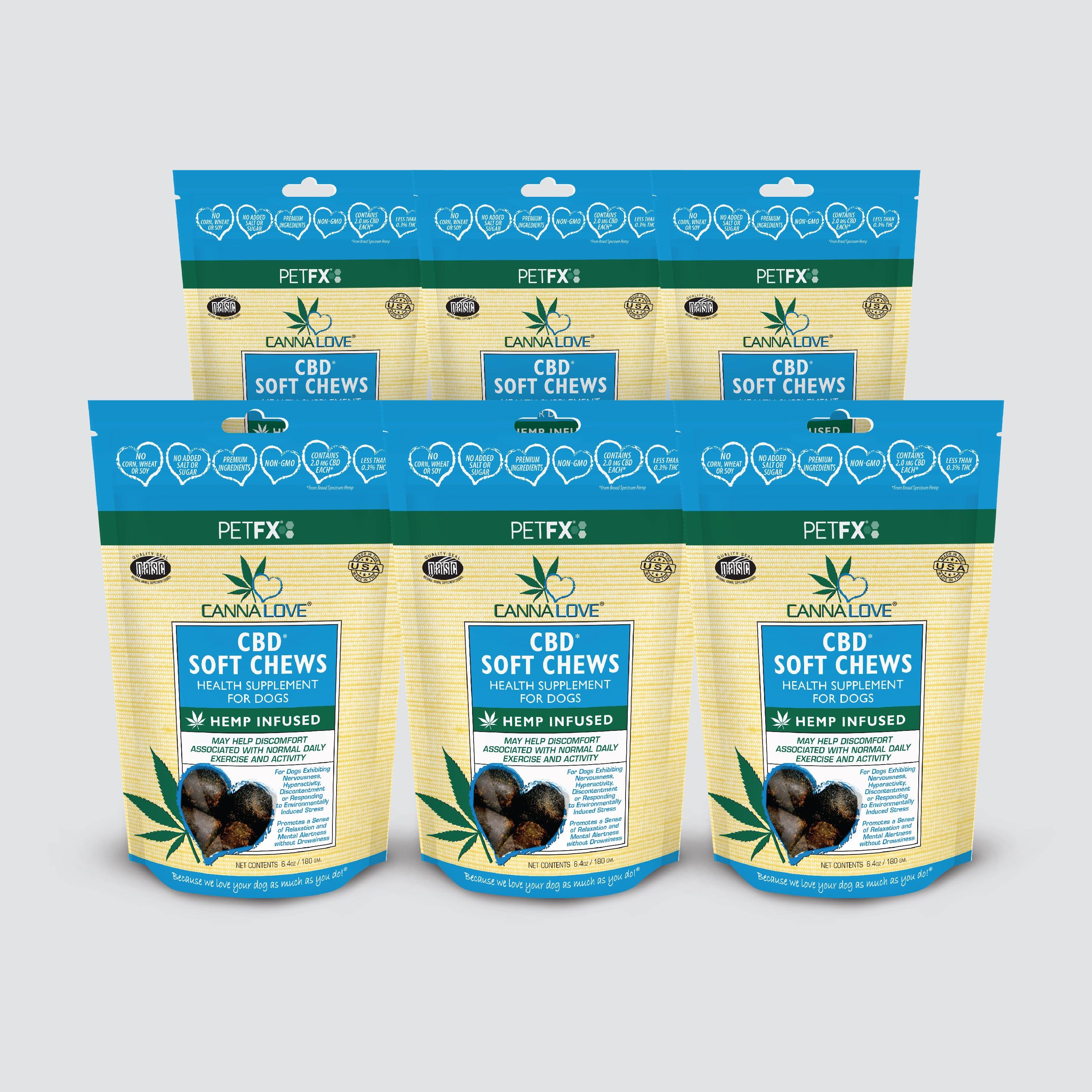 CannaLove CBD K-9 Soft Chews - Pet-FX